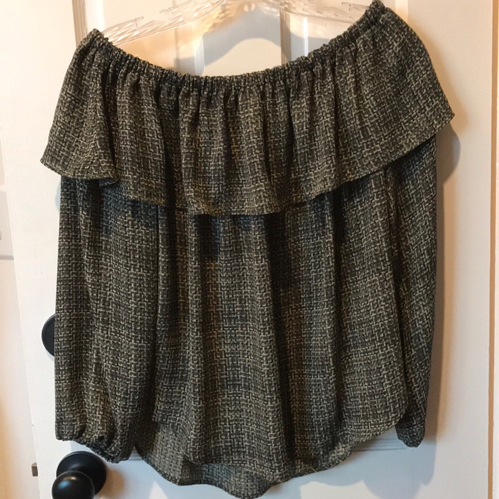 Ann Taylor Off-The-Shoulder Blouse